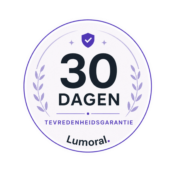Probeer Lumoral 30 dagen. Is je tandvlees niet beter? Dan mag je het terugsturen, wij betalen de aankoopprijs terug.