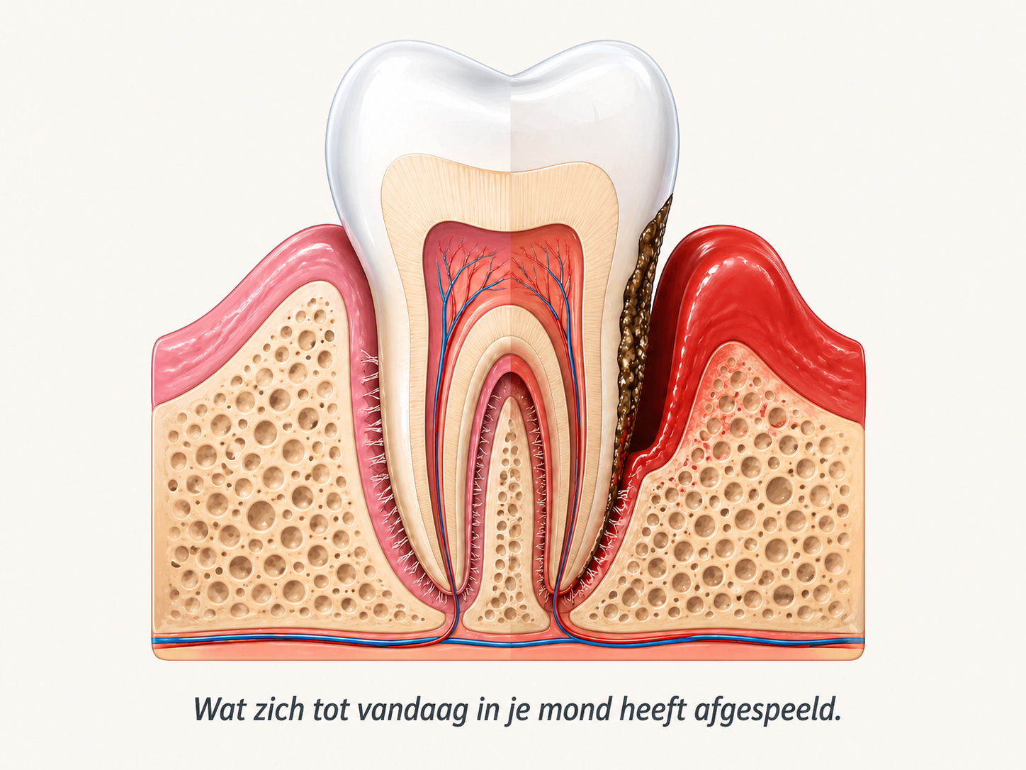 Anatomie tandvleesrand en biofilm